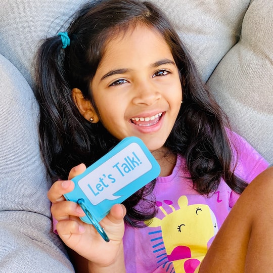 Open the Joy Let's Talk! Portable Conversation Cards Set